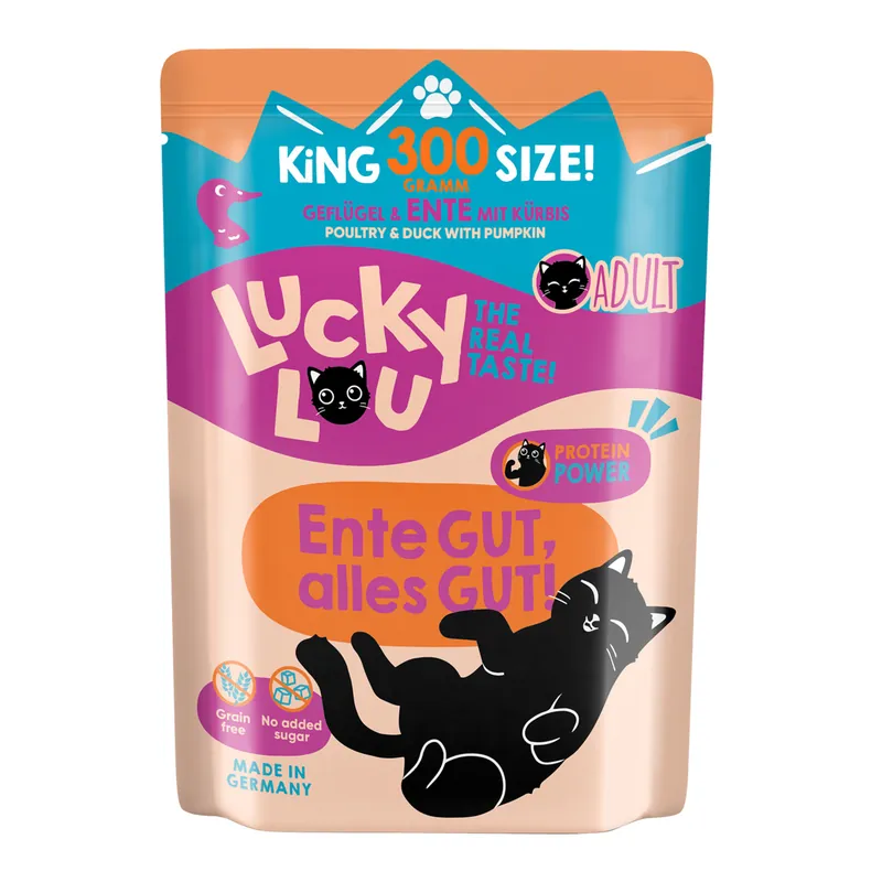 Echt Lucky Lou Lifestage Adult Geflügel & Ente 300 g